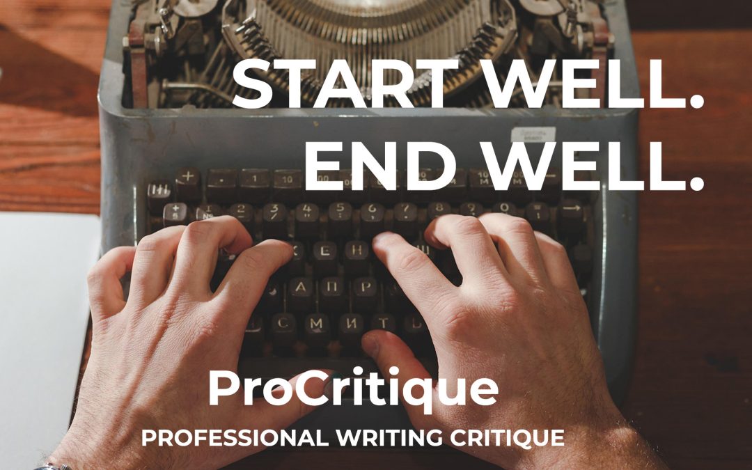 The Value of a Great Story Opening: January 2025 ProCritique Recording