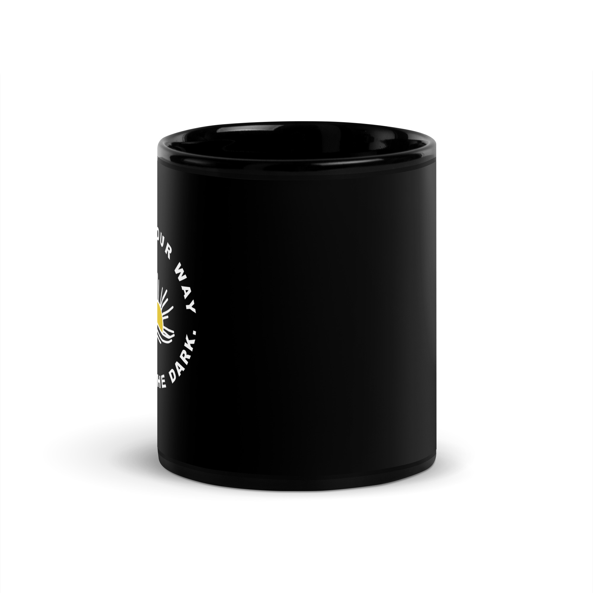 Write Your Way Black Mug - Image 3
